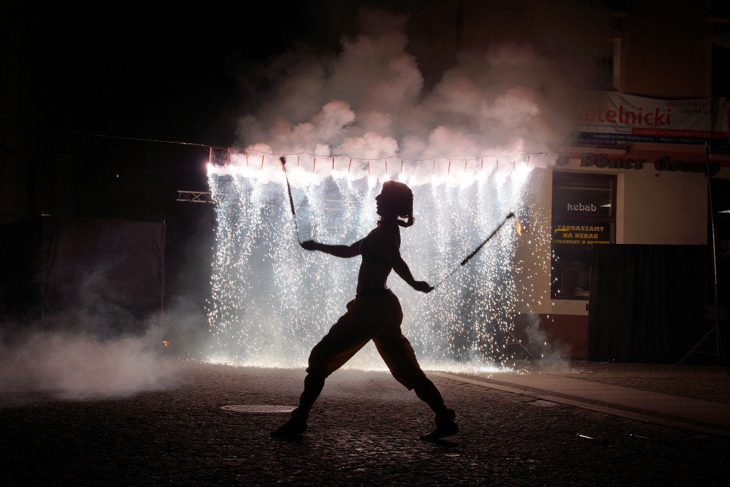 Widowisko na zakończenie Święta Niepodległości