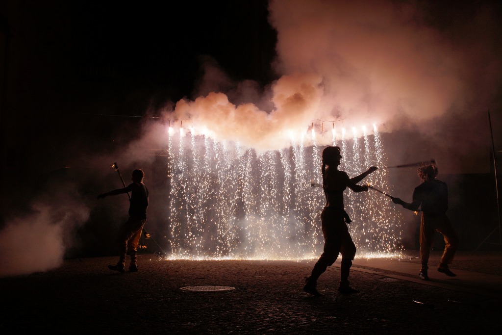 Widowisko na zakończenie Święta Niepodległości