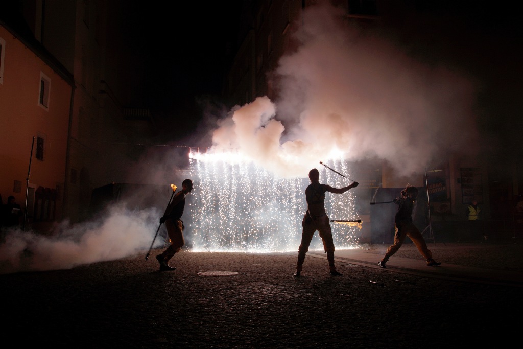 Widowisko na zakończenie Święta Niepodległości