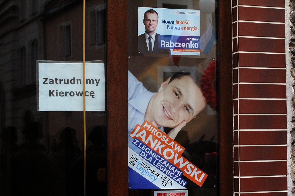 Kampania wyborcza na plakatach