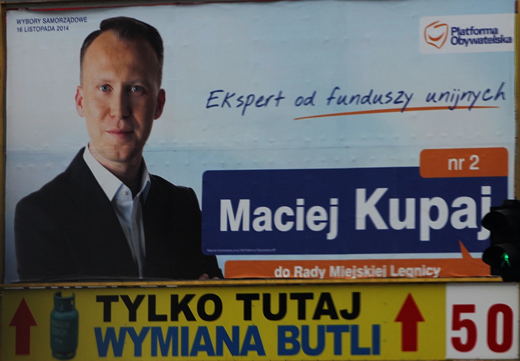 Kampania wyborcza na plakatach