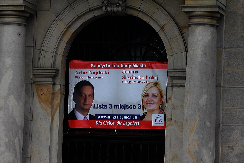 Kampania wyborcza na plakatach