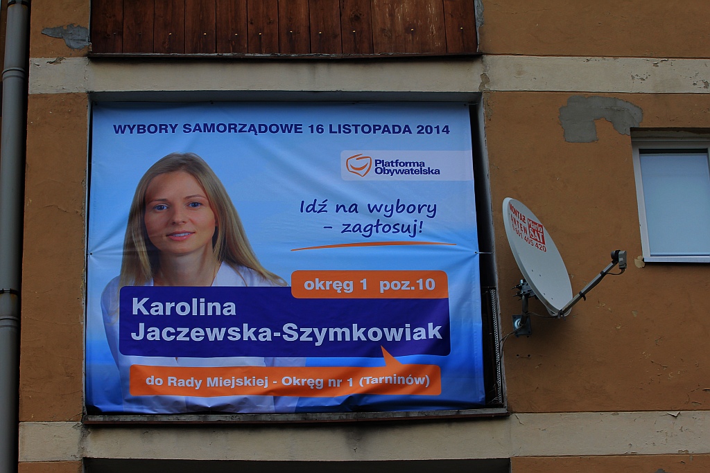 Kampania wyborcza na plakatach