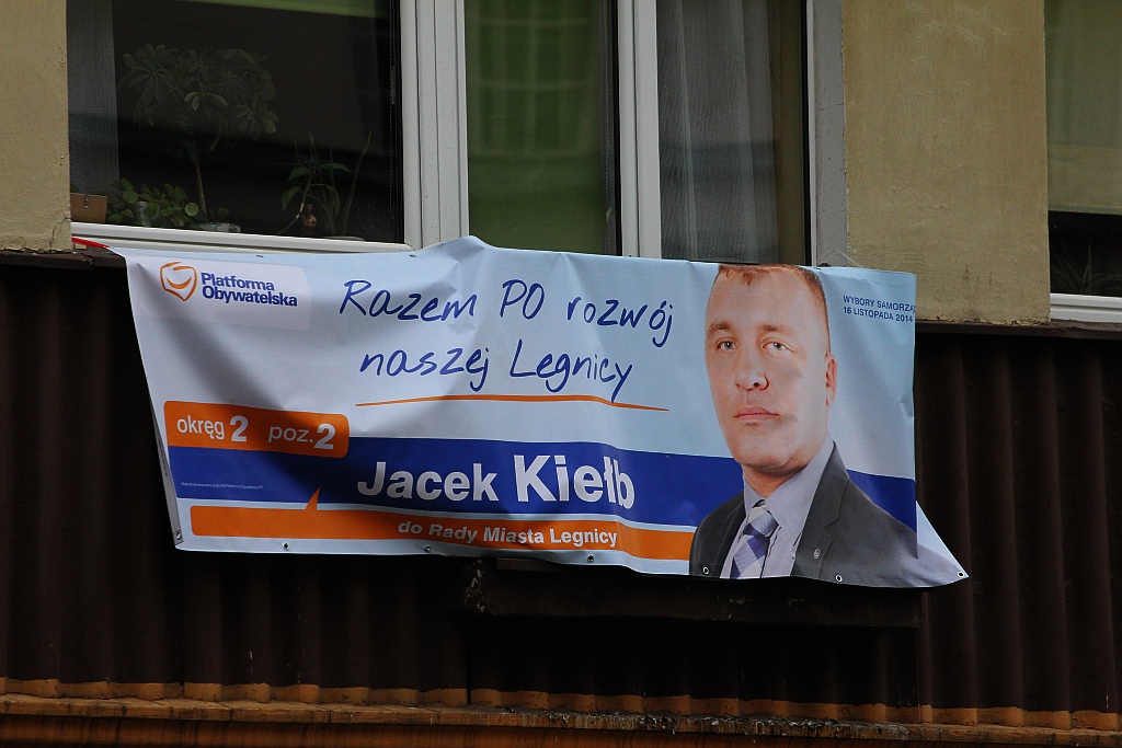 Kampania wyborcza na plakatach