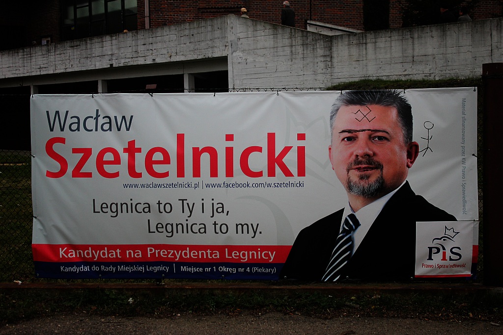 Kampania wyborcza na plakatach