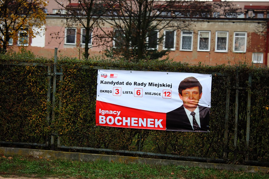 Kampania wyborcza na plakatach