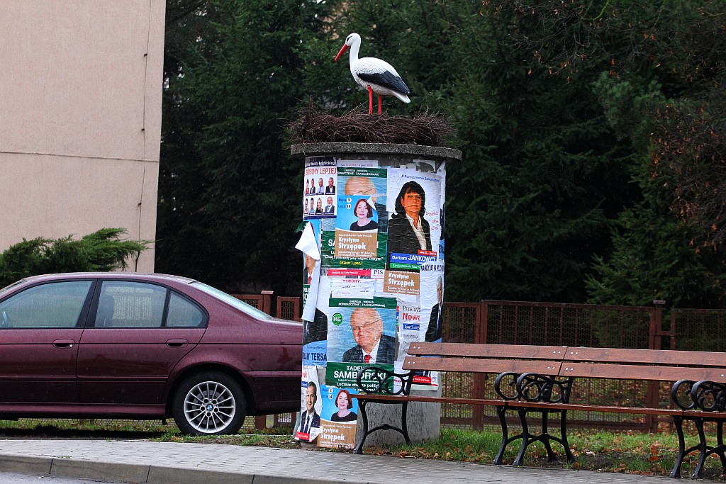 Kampania wyborcza na plakatach