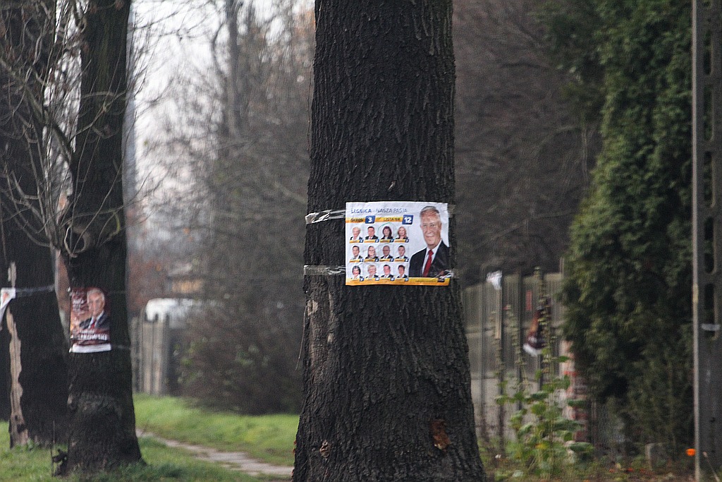 Kampania wyborcza na plakatach