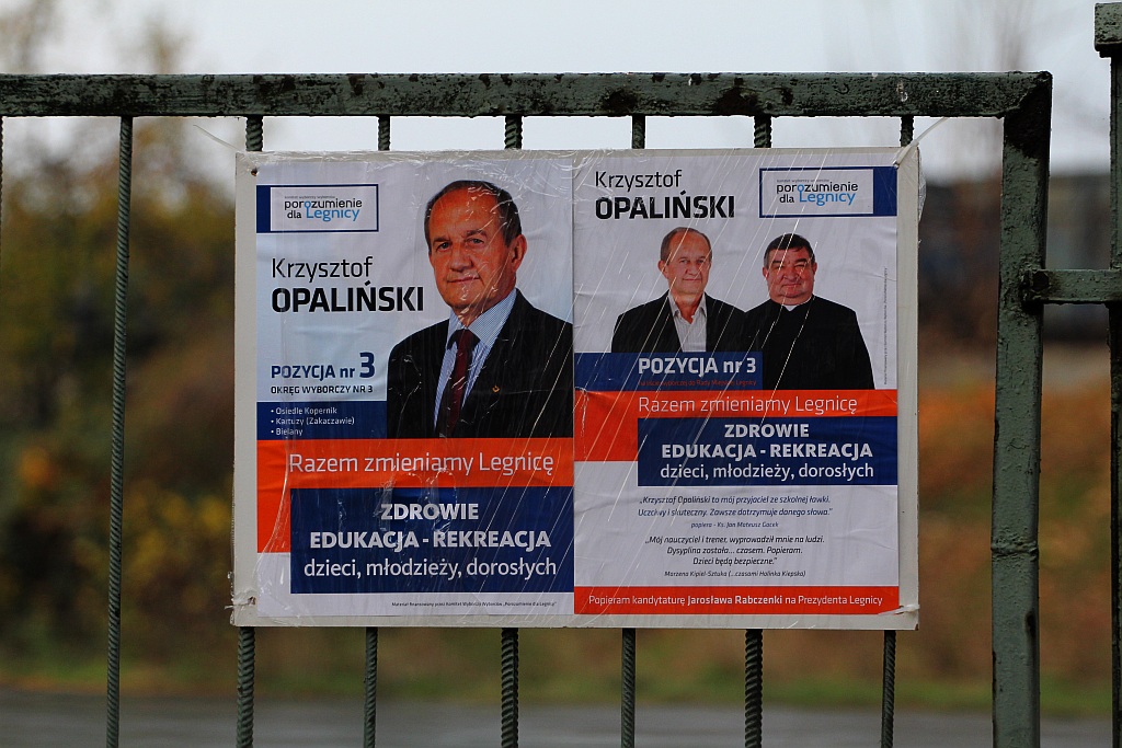 Kampania wyborcza na plakatach