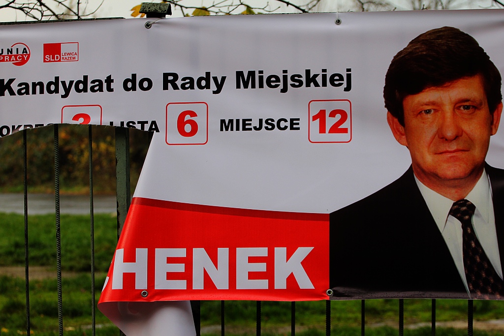 Kampania wyborcza na plakatach