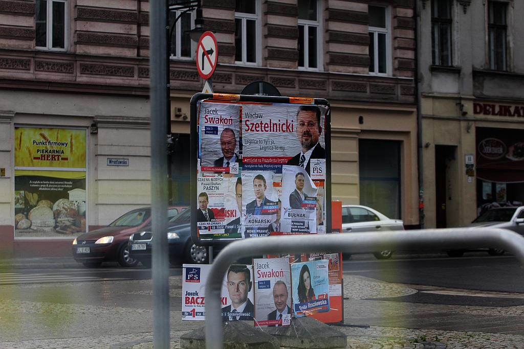 Kampania wyborcza na plakatach