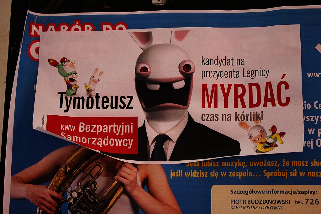 Kampania wyborcza na plakatach