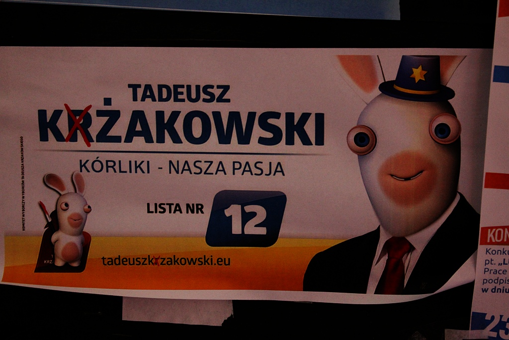 Kampania wyborcza na plakatach