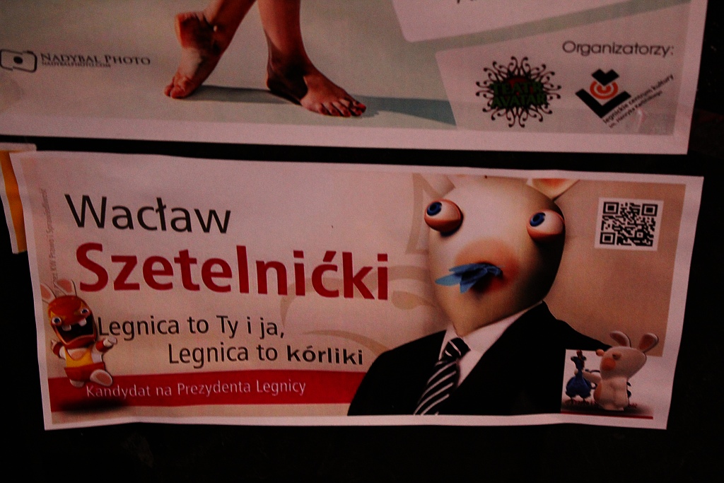 Kampania wyborcza na plakatach