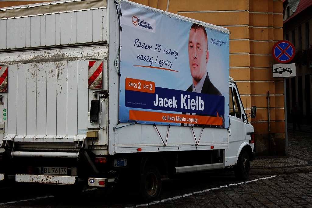 Kampania wyborcza na plakatach