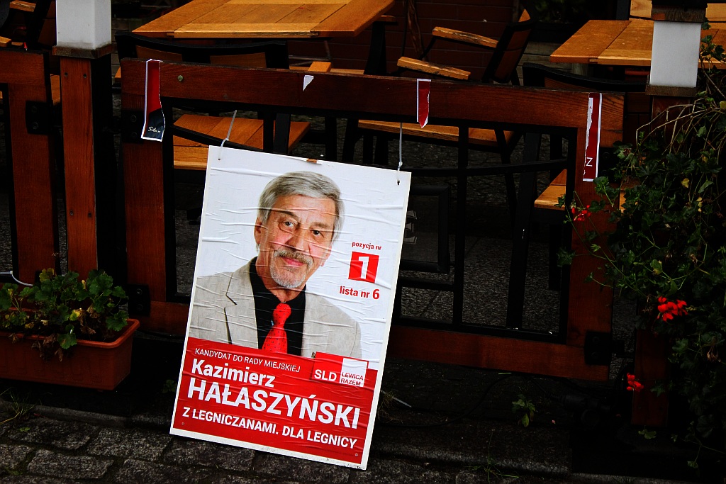 Kampania wyborcza na plakatach