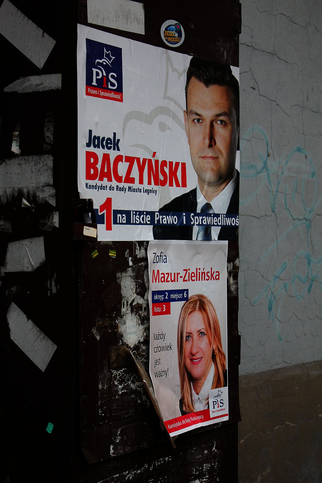 Kampania wyborcza na plakatach