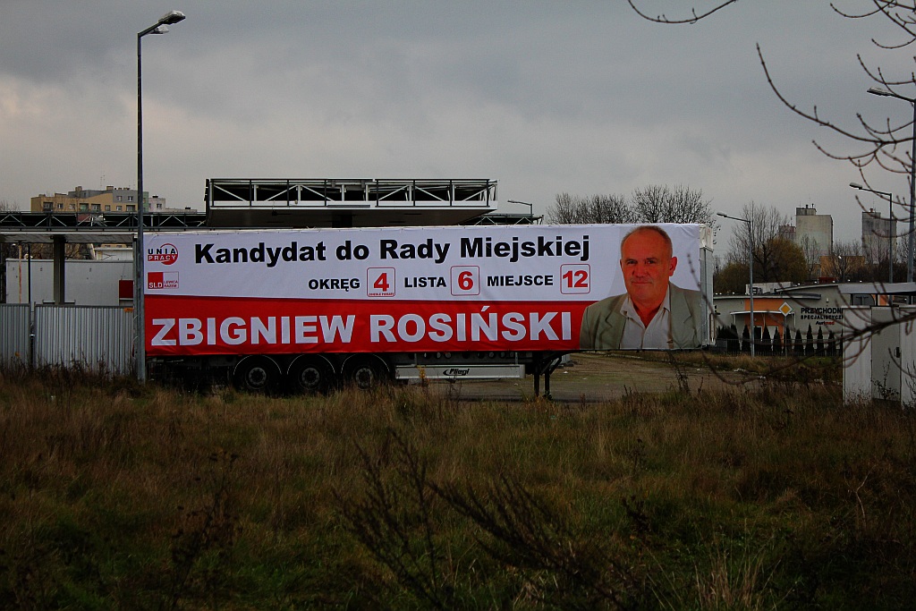 Kampania wyborcza na plakatach