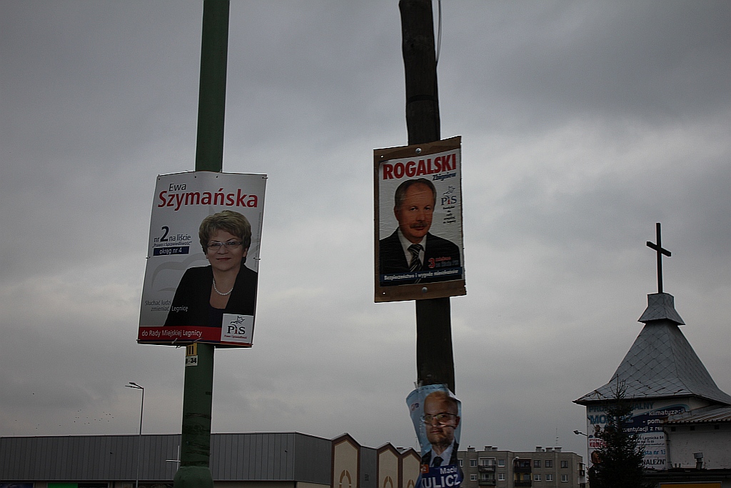 Kampania wyborcza na plakatach