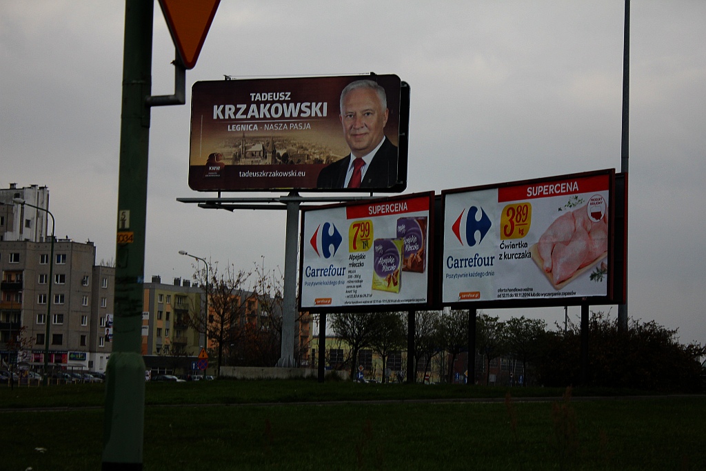 Kampania wyborcza na plakatach