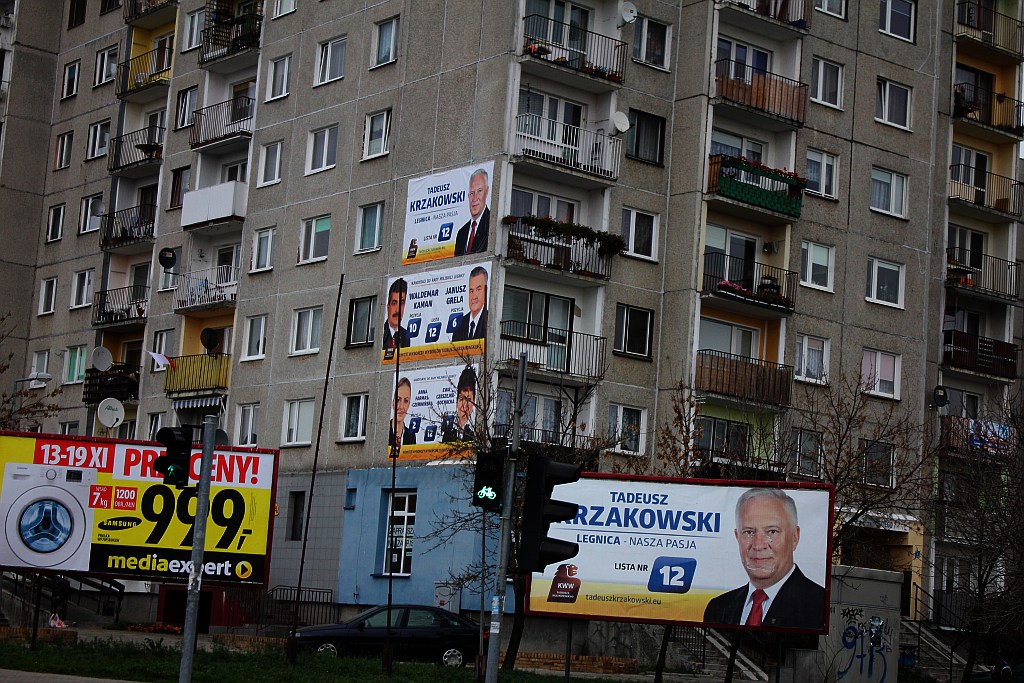 Kampania wyborcza na plakatach