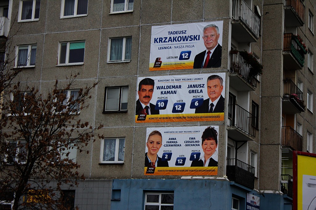 Kampania wyborcza na plakatach