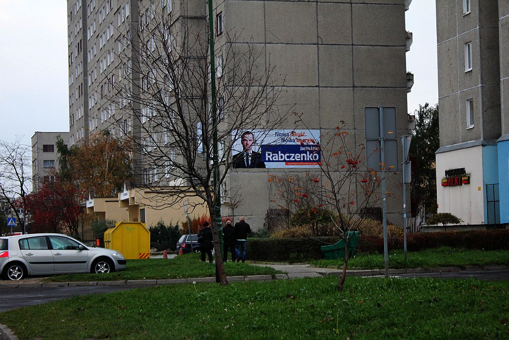 Kampania wyborcza na plakatach