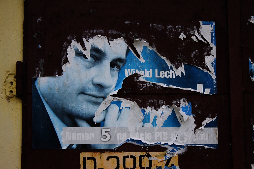 Kampania wyborcza na plakatach