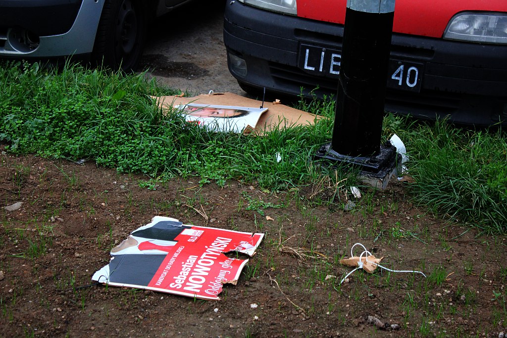 Kampania wyborcza na plakatach
