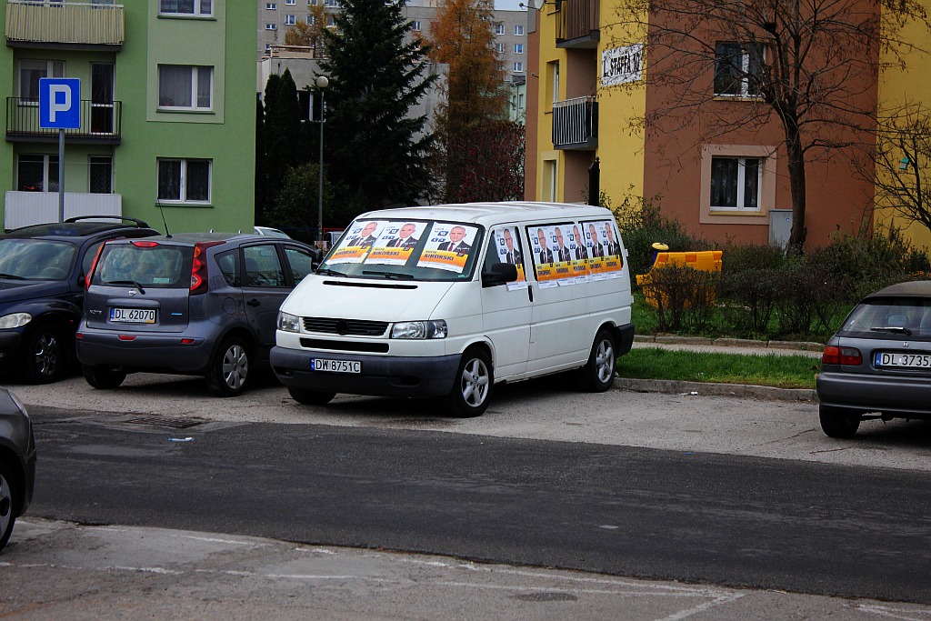 Kampania wyborcza na plakatach