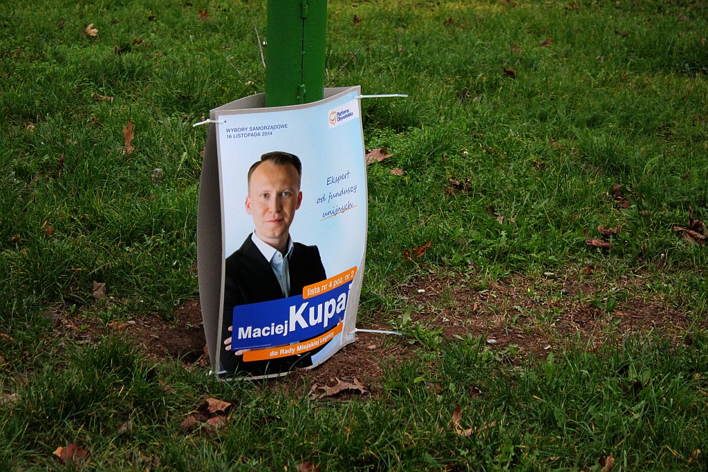 Kampania wyborcza na plakatach