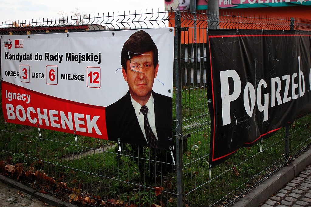 Kampania wyborcza na plakatach