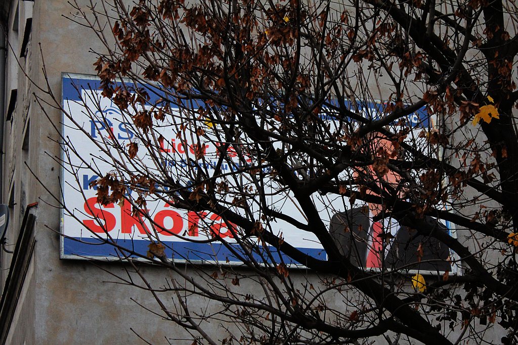 Kampania wyborcza na plakatach