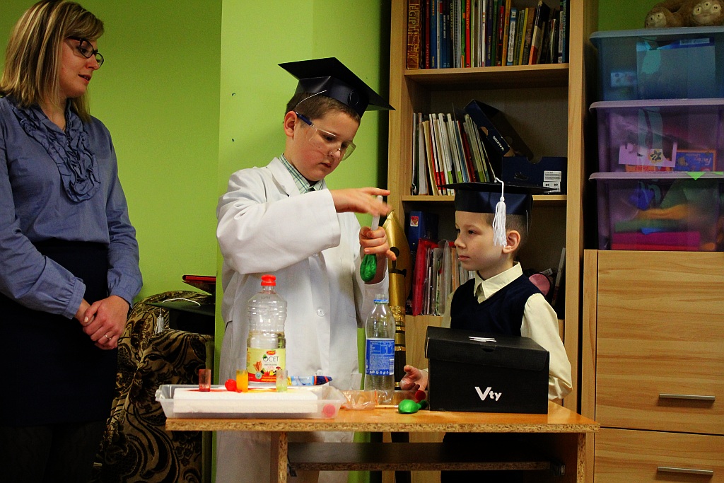 Pasowanie uczniów w szkole 