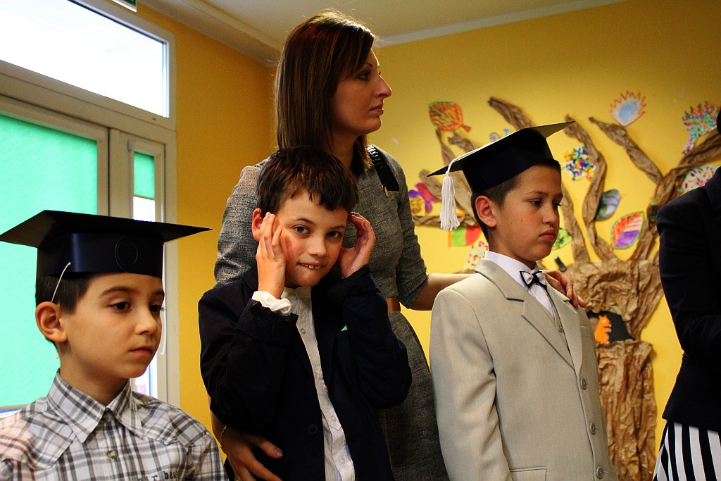 Pasowanie uczniów w szkole 