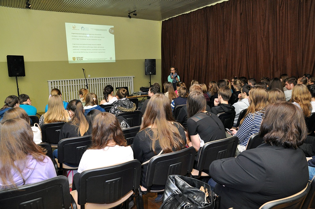 Dzień wolontariusza w ZSO nr 4 w Legnicy