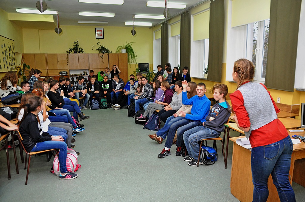 Dzień wolontariusza w ZSO nr 4 w Legnicy