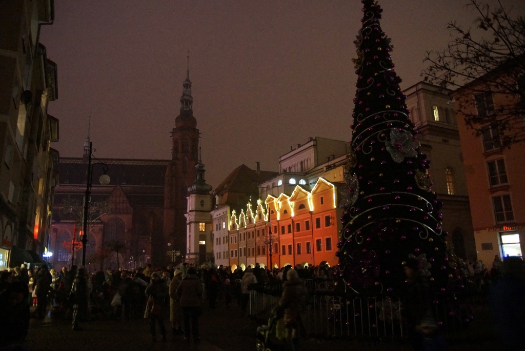 Iluminacja świąteczna w Rynku