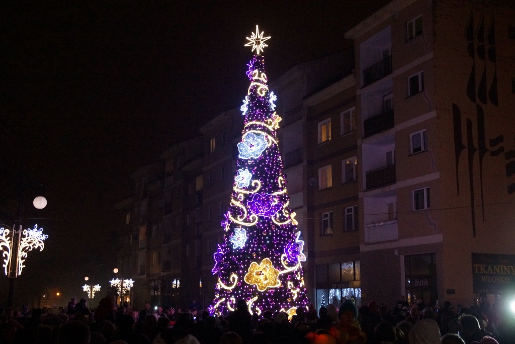 Iluminacja świąteczna w Rynku
