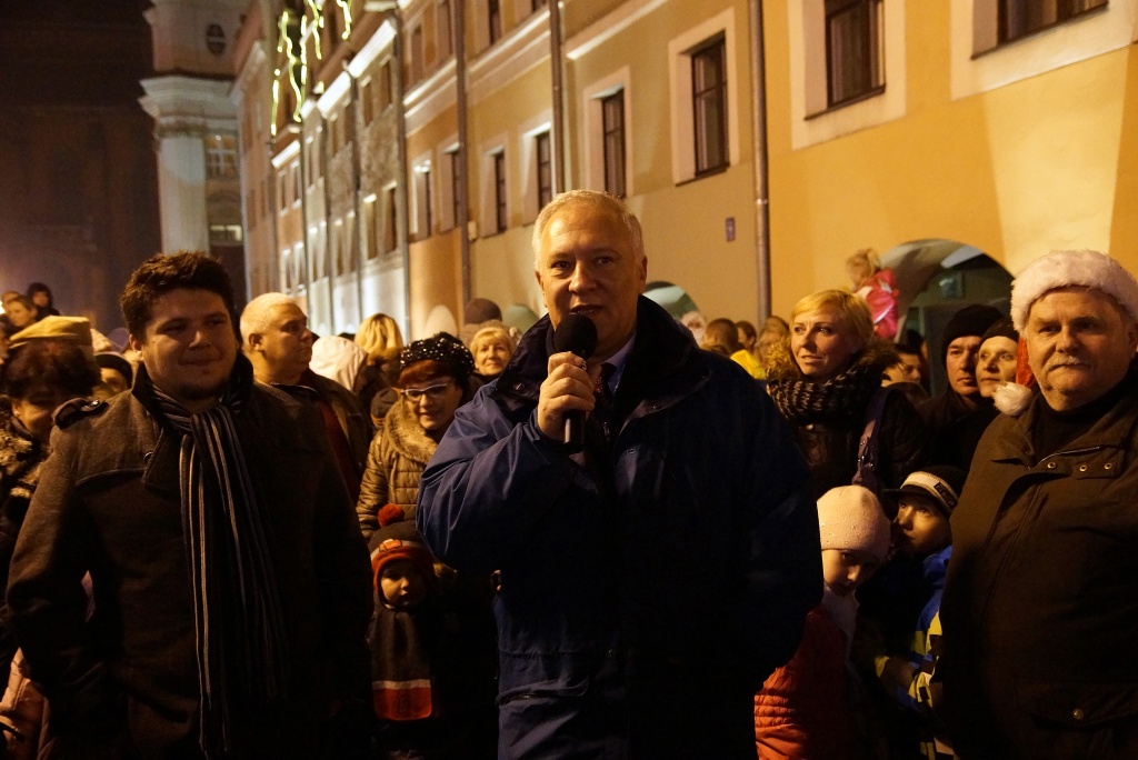 Iluminacja świąteczna w Rynku