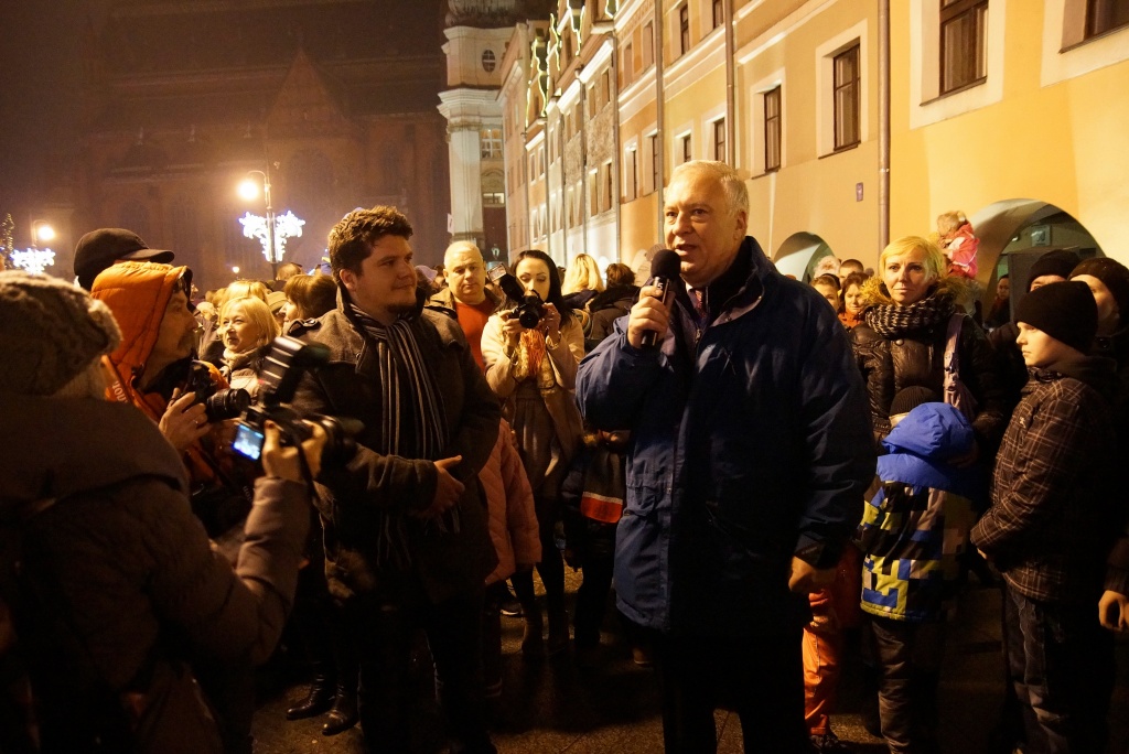 Iluminacja świąteczna w Rynku