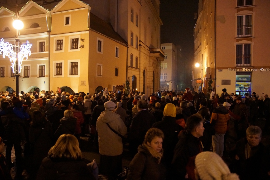 Iluminacja świąteczna w Rynku