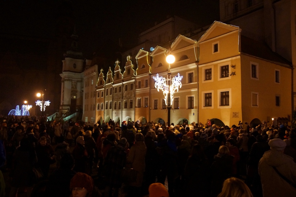Iluminacja świąteczna w Rynku