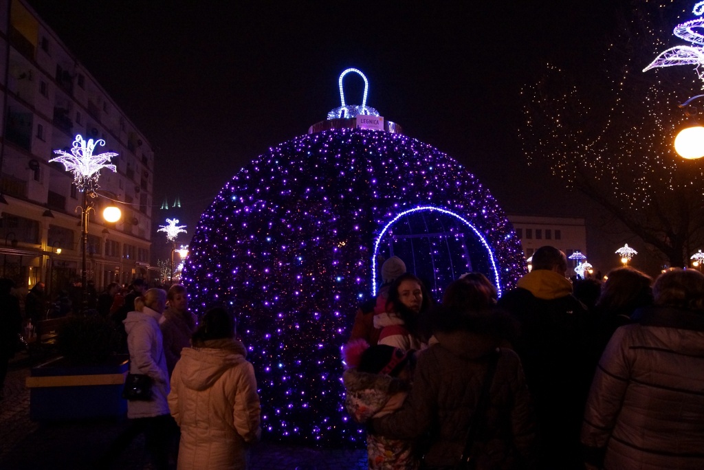 Iluminacja świąteczna w Rynku