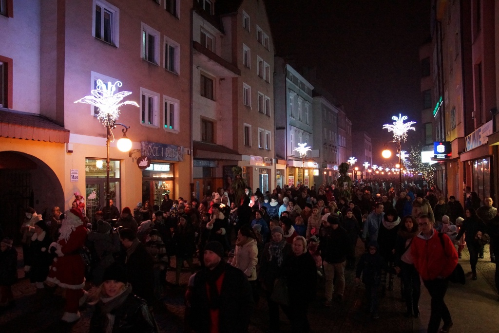 Iluminacja świąteczna w Rynku
