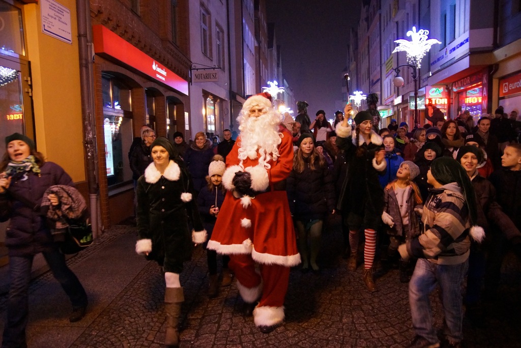 Iluminacja świąteczna w Rynku