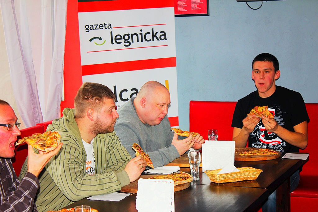 Piotr Grzelak Mistrzem Legnicy w jedzeniu pizzy