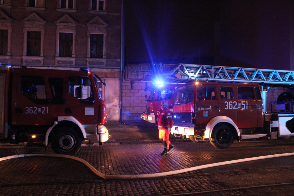 Pożar mieszkania przy ulicy Wrocławskiej