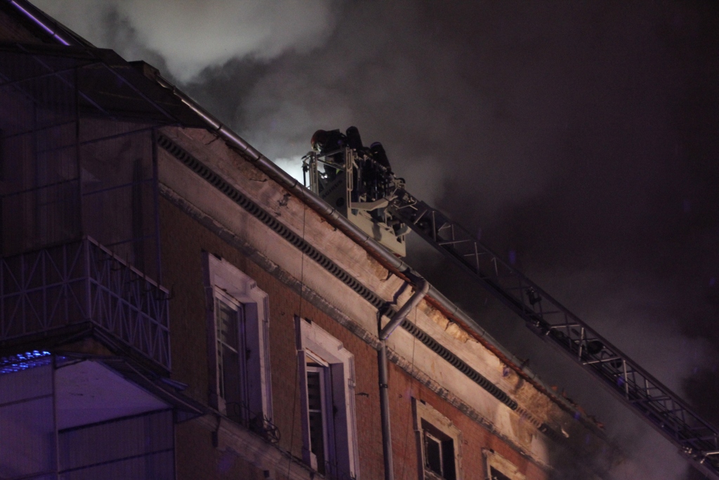 Pożar mieszkania przy ulicy Wrocławskiej