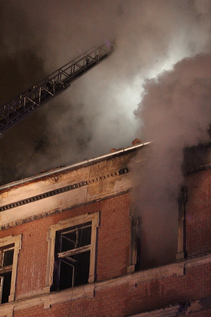 Pożar mieszkania przy ulicy Wrocławskiej